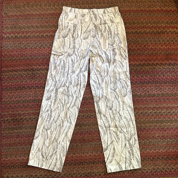 Coney Island Picnic Leaf Print Painter Jeans - Image 5