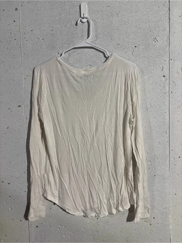 Aeropostale Seriously Soft Perfect V Long Sleeve Tee | Size: Large - Image 2