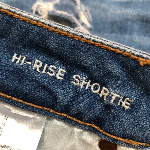 American Eagle Outfitters Super Stretch High-Rise Distressed Shortie - Image 5