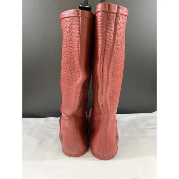 Butterfly Twist Women's Burgundy Shoes/Rain Boots Size 41/9.5 SKU 5930 - Image 4