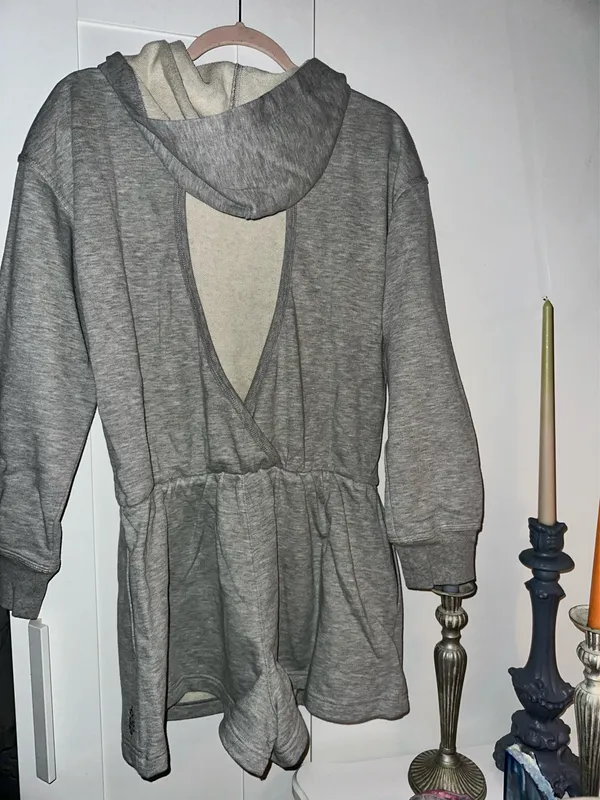 NWT FP Movement Such A Flirt Romper in Heather Grey $98 Retail - Image 8
