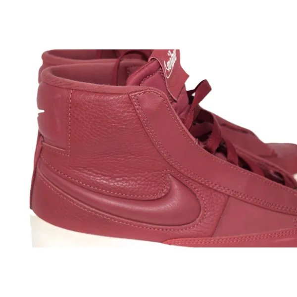 Nike Blazer Mid Rebel Women 7.5 Burgundy Wine Good High Top Zip BQ4022-602‎ - Image 7