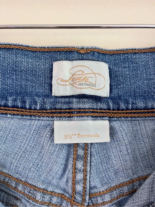 Levi's Vintage 515 Light Blue Denim Bermuda Jean Shorts - Size Women’s 6 - Image 7