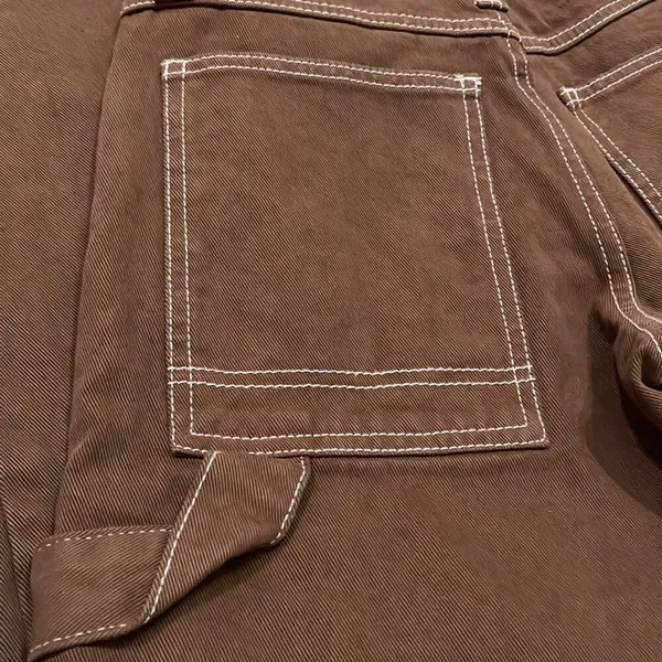 Pacific Sun ☀️ John Galt Carpenter Pants Small Brown Canvas Skateboard 🛹 Pants - Image 9