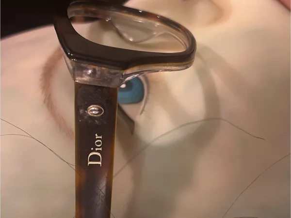 Christian Dior Brown Tortoise Frame No lens frame only - Image 6
