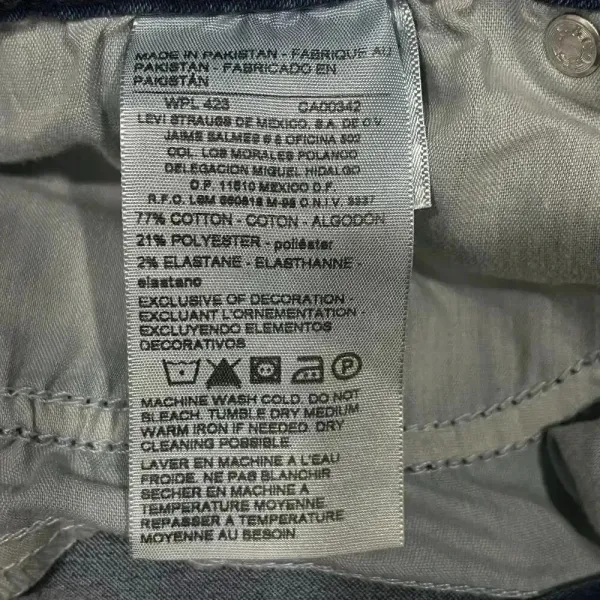 Levi's Signature Women's Curvy Bootcut Jeans Dark‎ Wash Blue Size 14 - Image 5