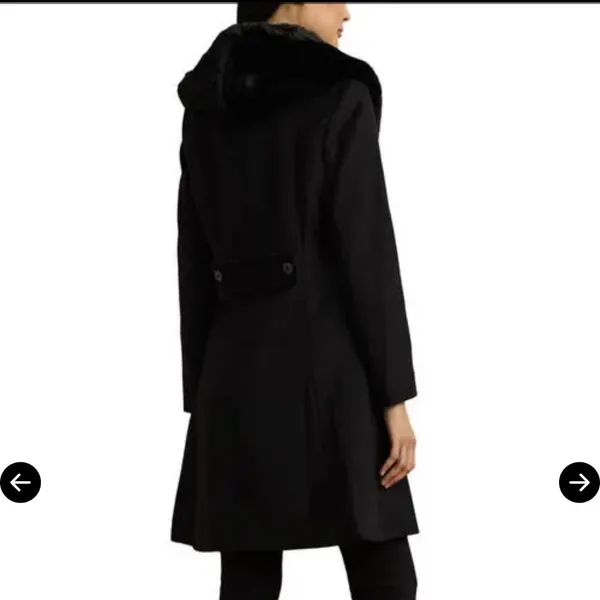 Lauren‎ Ralph Lauren Black Pea Coat - Image 2
