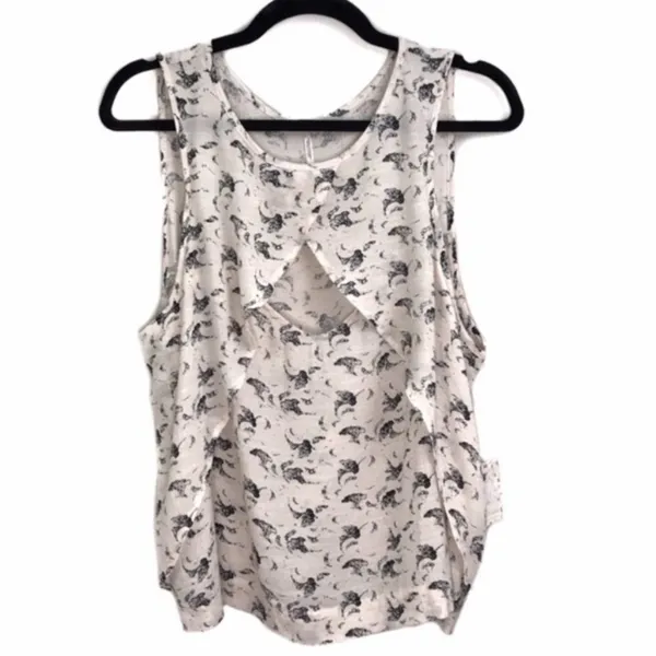 Free people ivory‎ wave sleeveless tank M - Image 2