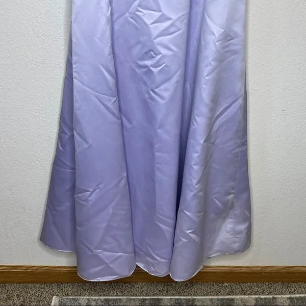 Vintage Amy Lee Hilton Bridal Formal Dress Lavender - Image 6