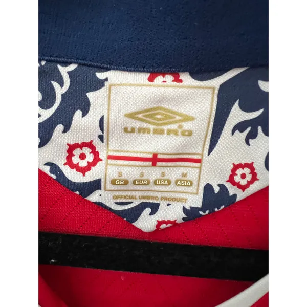 Umbro Authentic Vintage England Soccer Jersey - Image 3