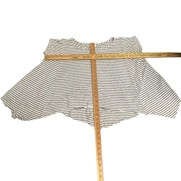Urban Outfitters Pins and Needles Stripe XS Women's Raw Hem Swing Top Blouse‎ Oversized - Image 6