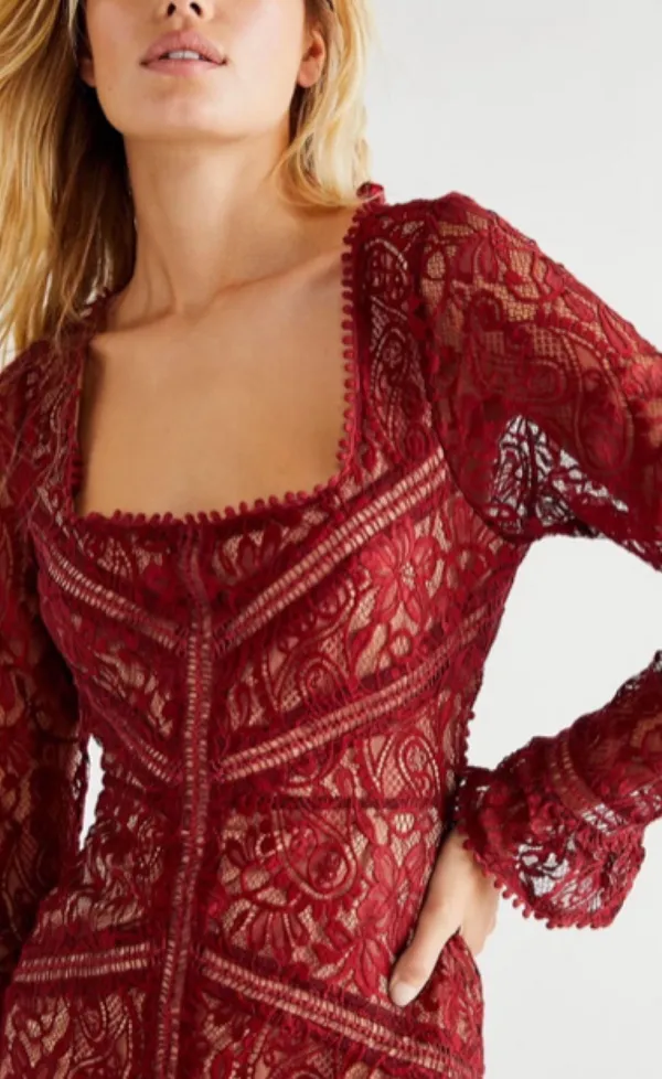 For Love & Lemons Free People x Emerie Mini Dress - Image 3