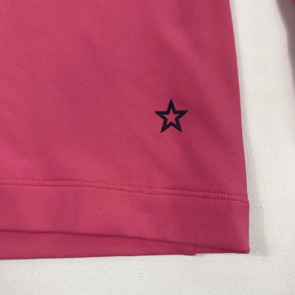 LOHLA SPORT Pullover Womens Small Pink‎ Quarter Zip Chevron Golf Long Sleeve - Image 2