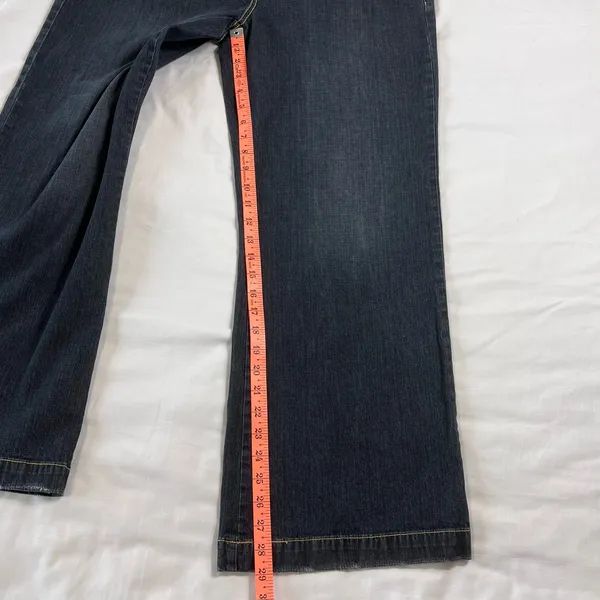 VTG Route 66 Jeans Women Juniors 14/15 Wide Leg Distressed Y2K Skater 90s Retro - Image 4