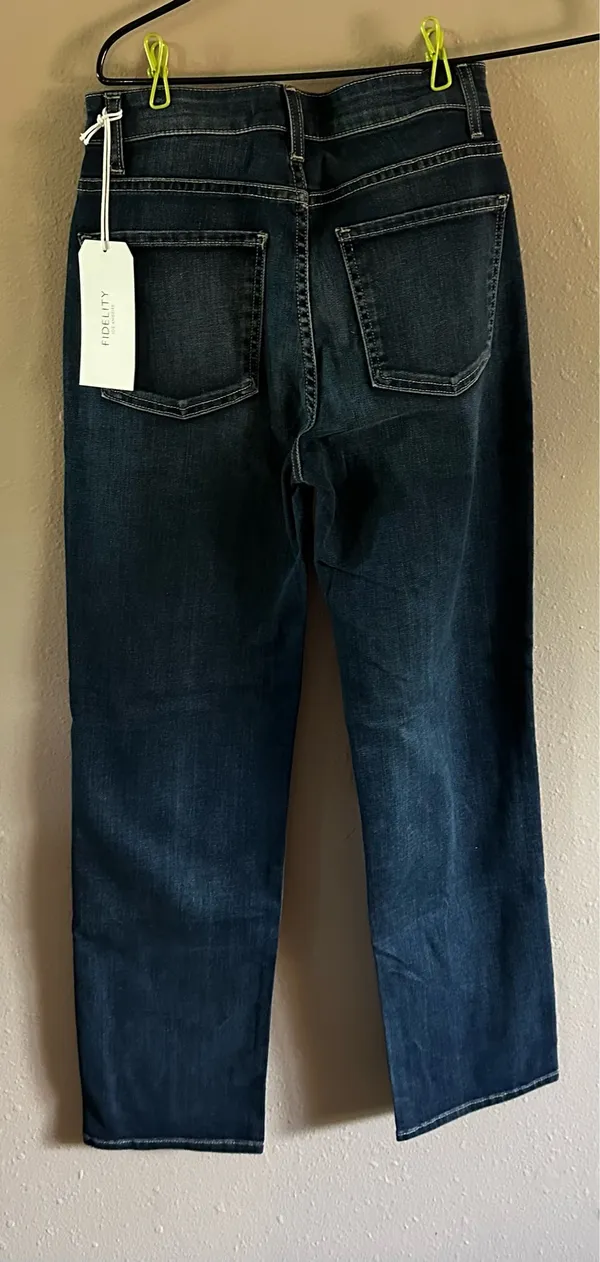 Fidelity Jeans relaxed straight Blue Size 4 - Image 2