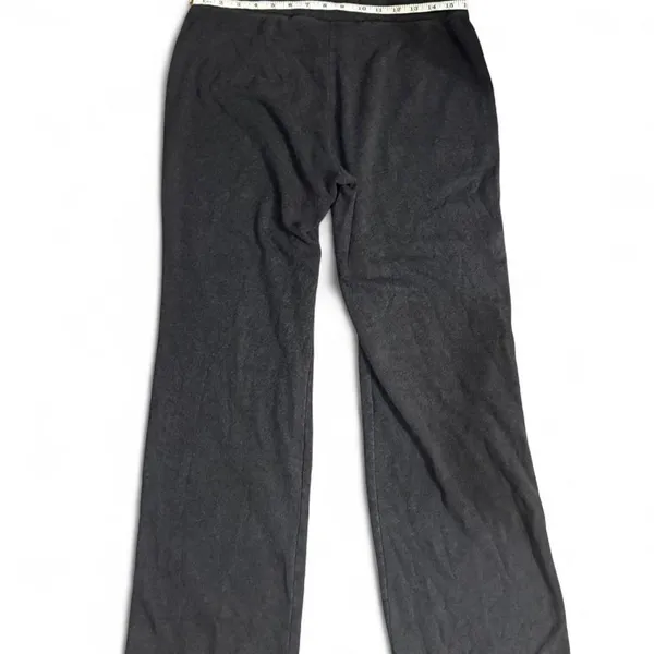 Nike Vintage Low to Mid rise 2000s Style Charcoal Wide Leg Sweatpants - Image 3
