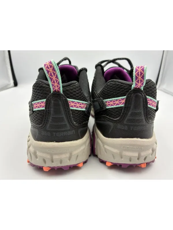 New Balance All Terrain Womens Running Shoes 8 Black Purple Mesh 412 V3 TechRide - Image 10