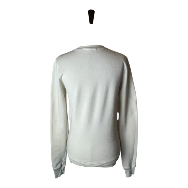 Cotton Citizen Sweatshirt Wonen XS Ivory Zipper Sides Crew Neck‎ Athleisure - Image 3