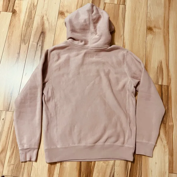 LGND Supply Co Hoodie Sz XS Embroidered Logo Pink Heavyweight Fleece Streetwear - Image 7