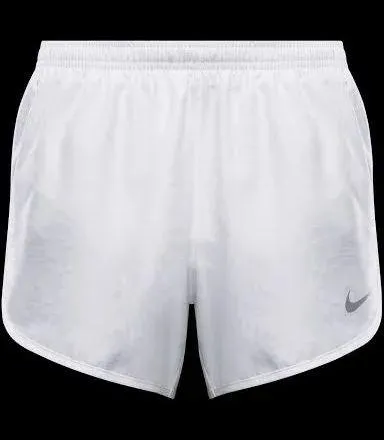 Nike White Dri-Fit Tempo Running Shorts - Image 3