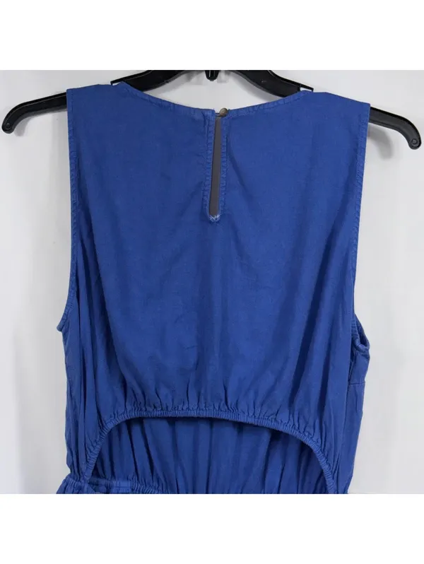 Universal Threads Blue Sleeveless Wide Leg Jumpsuit Women’s XL Cutout Back - Image 6