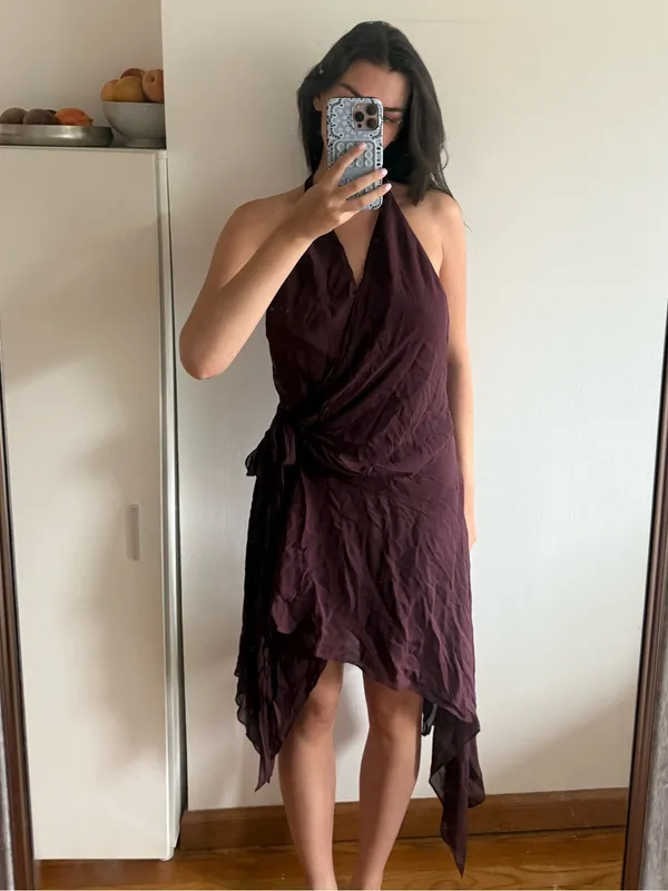 Bec & bridge Rochelle Sleeveless Halter Wrap Dress - Image 2