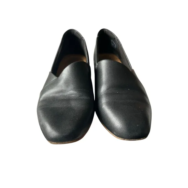 Clark’s black leather Juliet palm loafers size 7M - Image 2
