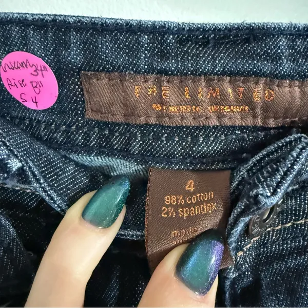 The Limited Blue Flare & Wide Leg Jeans Size 4 34” inseam - Image 3