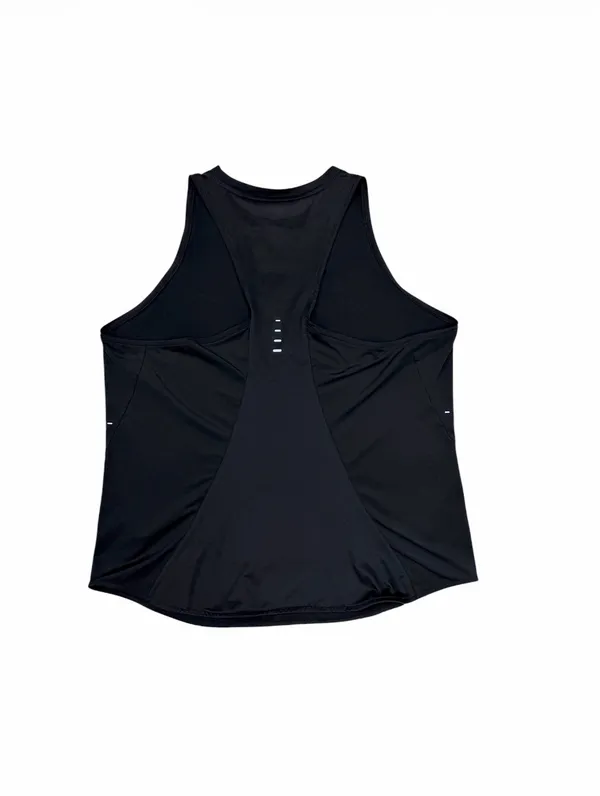 Nike Swift Dri Fit Running Tank Top Black Womens Large - Image 2