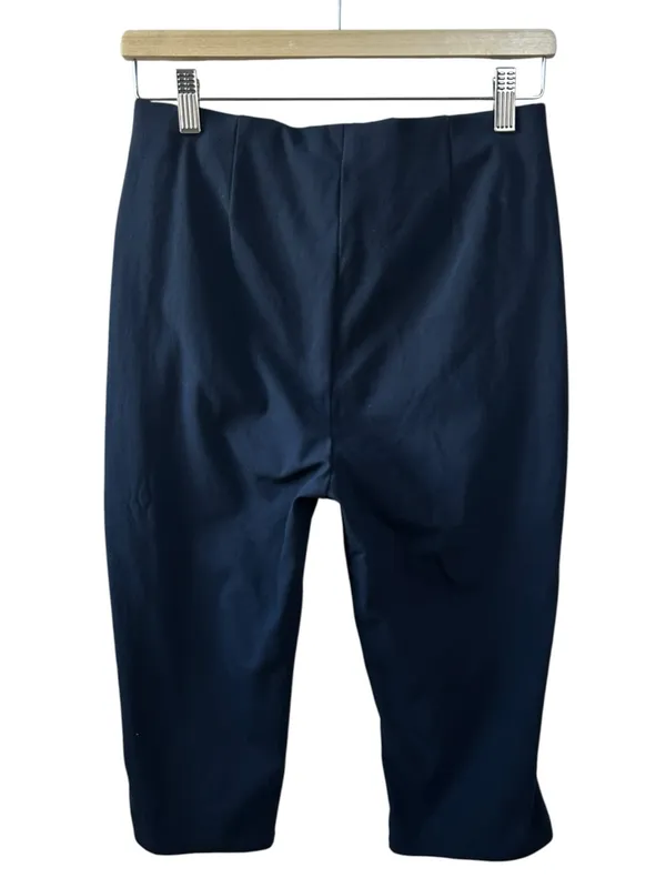 Theory Capri Pants in Nocturne Navy Blue Size 6 NWT Quiet Luxury Preppy - Image 4