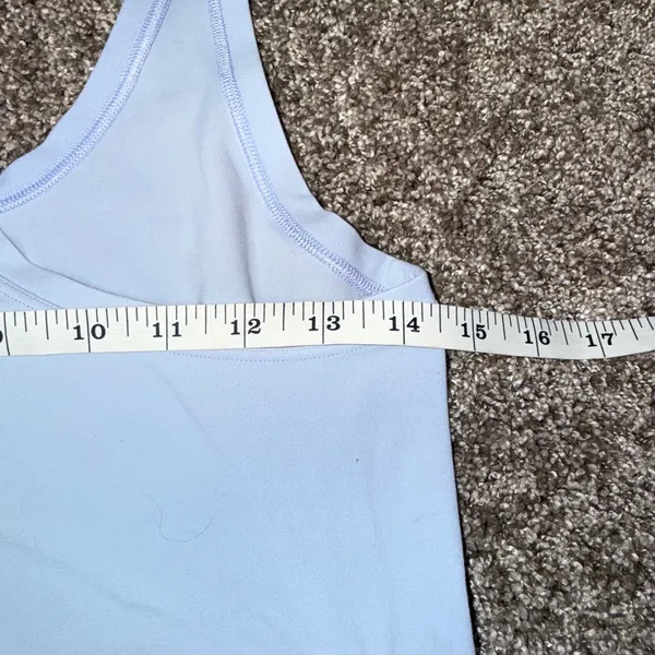Lululemon Cool Racerback Tank Women 6 Blue Good Luon Yoga Workout Top - Image 4