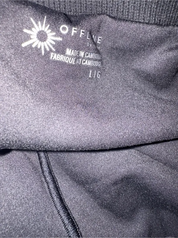 OFFLINE By Aerie Cloud Fleece Bubble Skort Size Large NWT - Image 7