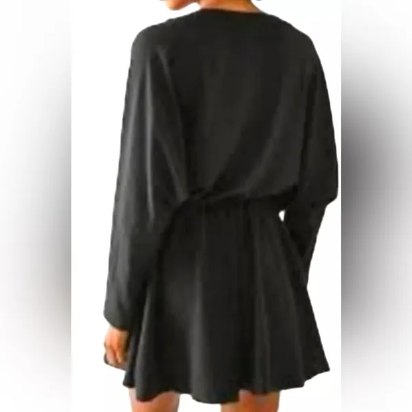 Free People Beach NWT Santa Maria Mini Dress Sz Small oversized - Image 4