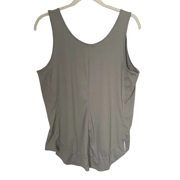 Athleta Record Breaker Tank Top Workout Gym Yoga Running Gray Size L Sleeveless - Image 5