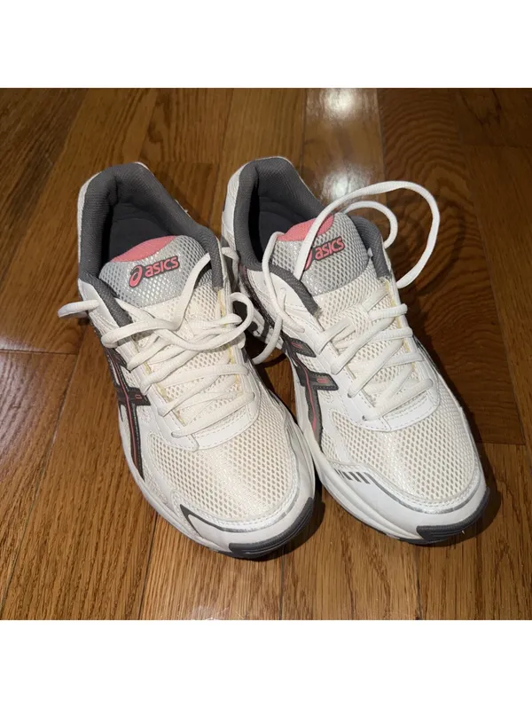 Size 9.5 Wimen ASICS Gel Running Shoes White Gray Pink Women’s EU 41.5 Sneakers - Image 12