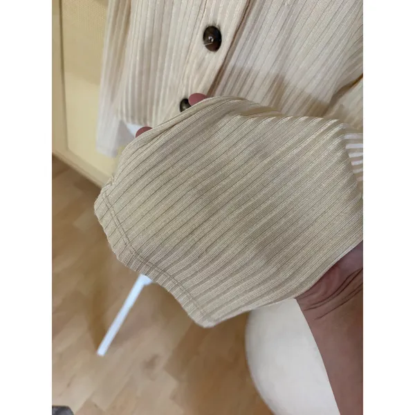 REFORMATION Esmeray Knit Top Size Small Flare Sleeve‎ - Image 4