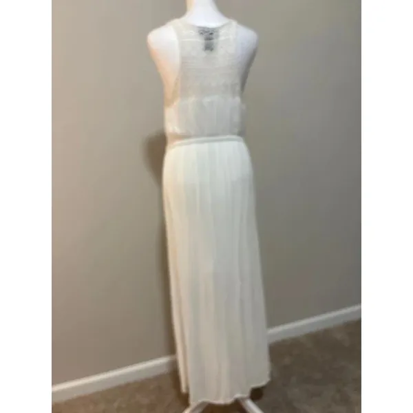 Marianne Maxi Dress Large White - Image 3