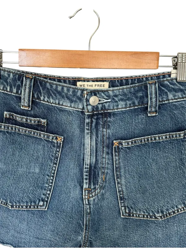 Free People - NWT Bettie Sailor Denim Shorts Sz 30 - Image 4