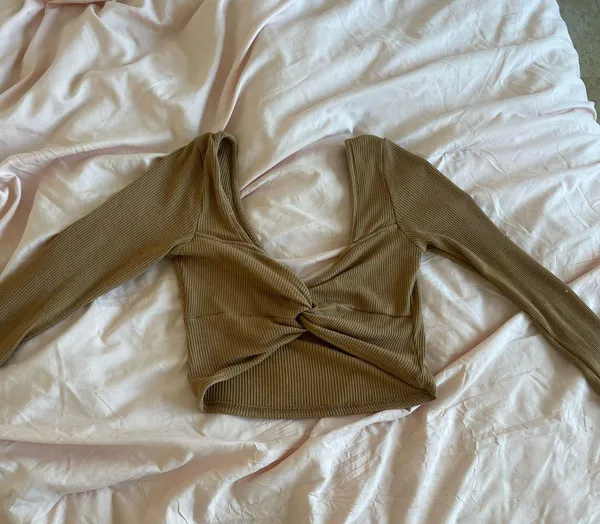 Reversible Crop Top Brown Size XS - Image 5