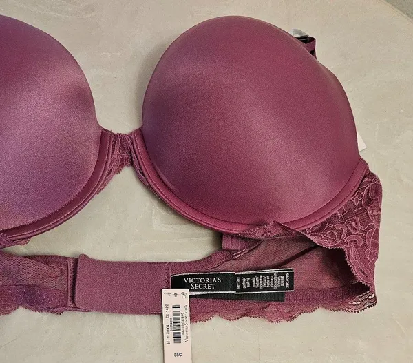 Victoria's Secret Very Sexy Lace Wing Push-Up Bra Light Purple 38C 11208004 - Image 8