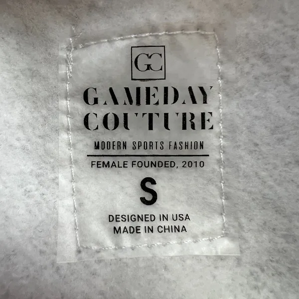 Go Couture Gameday Couture‎ Washington State Cougars WSU Small Sweatshirt Crewneck Gray - Image 3