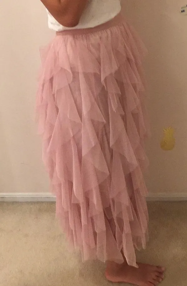 Pink tulle skirt. Xs - Image 5
