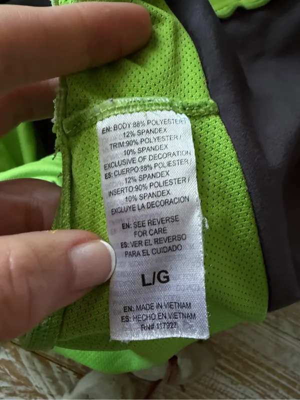 💚 Reebok Women’s Athletic Lined Running Shorts – Size Large – Lime Green - Image 9
