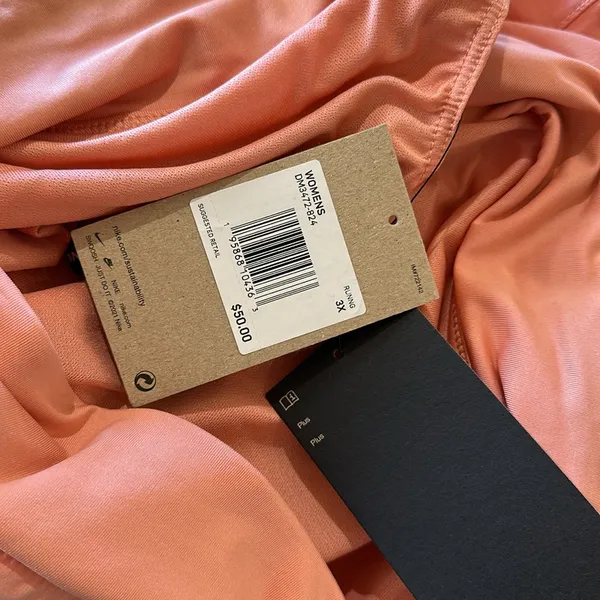 NWT NIKE Women's Eclipse Running Shorts (plus Size) In Orange 3X - Image 7