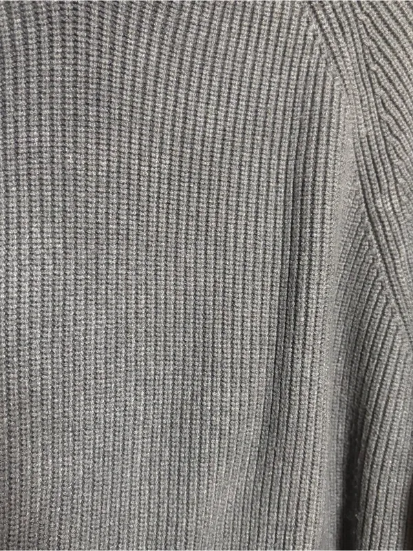 Edikted Women’s Sweater Pullover Hooded Sofie Knit Oversized Gray‎ XS - Image 2