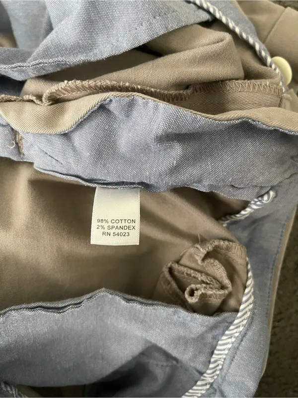 Banana Republic Khaki Cuffed Twill Shorts - Image 7