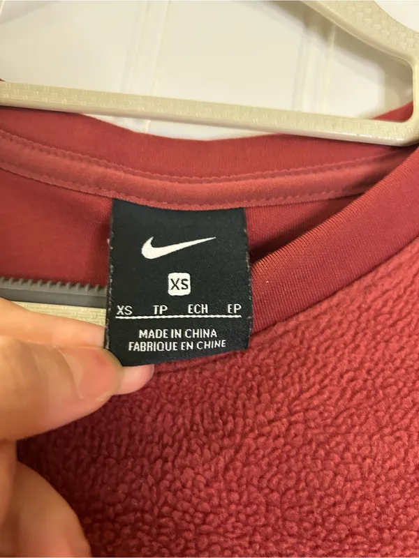 Nike Women's Therma Icon Clash Fleece Training Crew Fleece Sweatshirt Size XS - Image 5