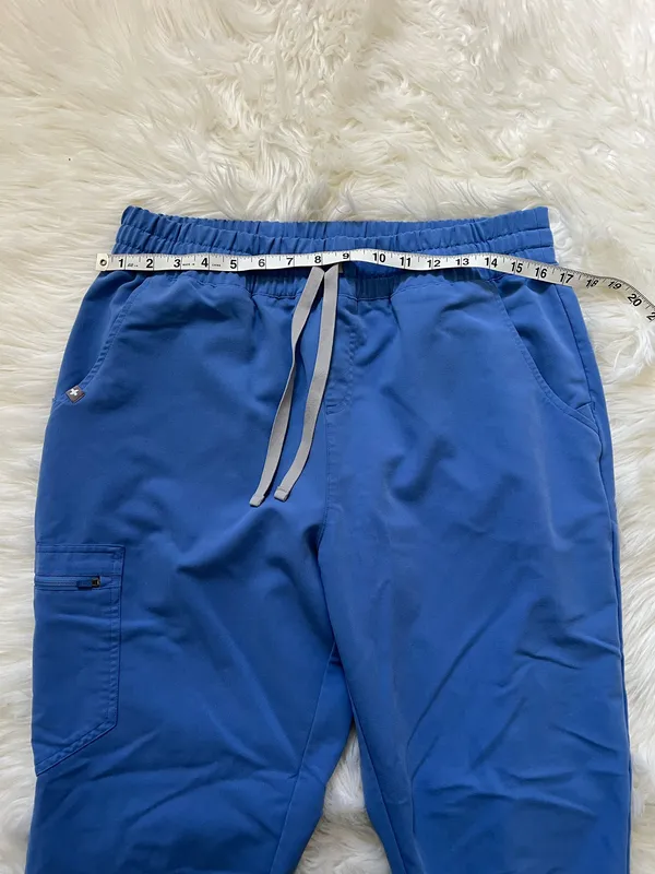 Figs Ceil Blue Zamora Jogger Scrub Pants Size Large Petite - Image 3
