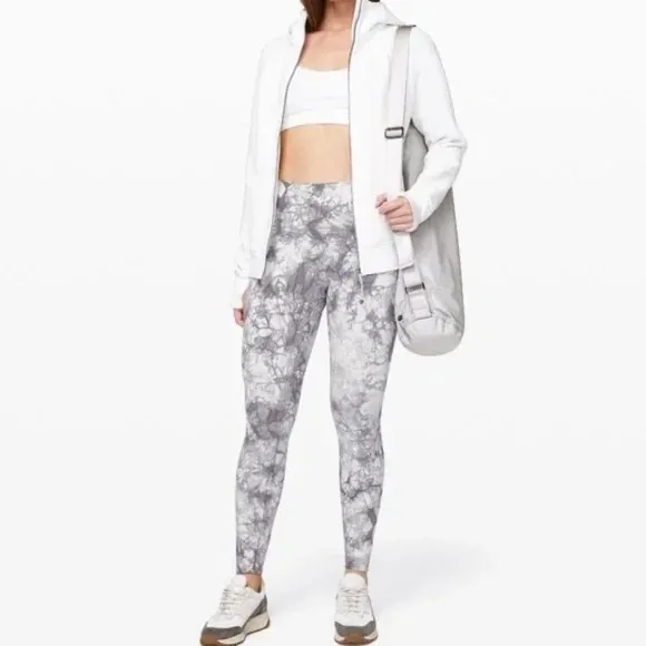 Lululemon‎ Wunder Under High Rise Dual Shibori Antique Leggings Size 8 - Image 6