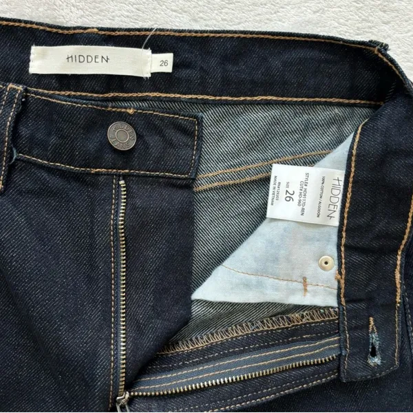 Hidden Logan Dad Jean size 26 NWT Blue - Image 5
